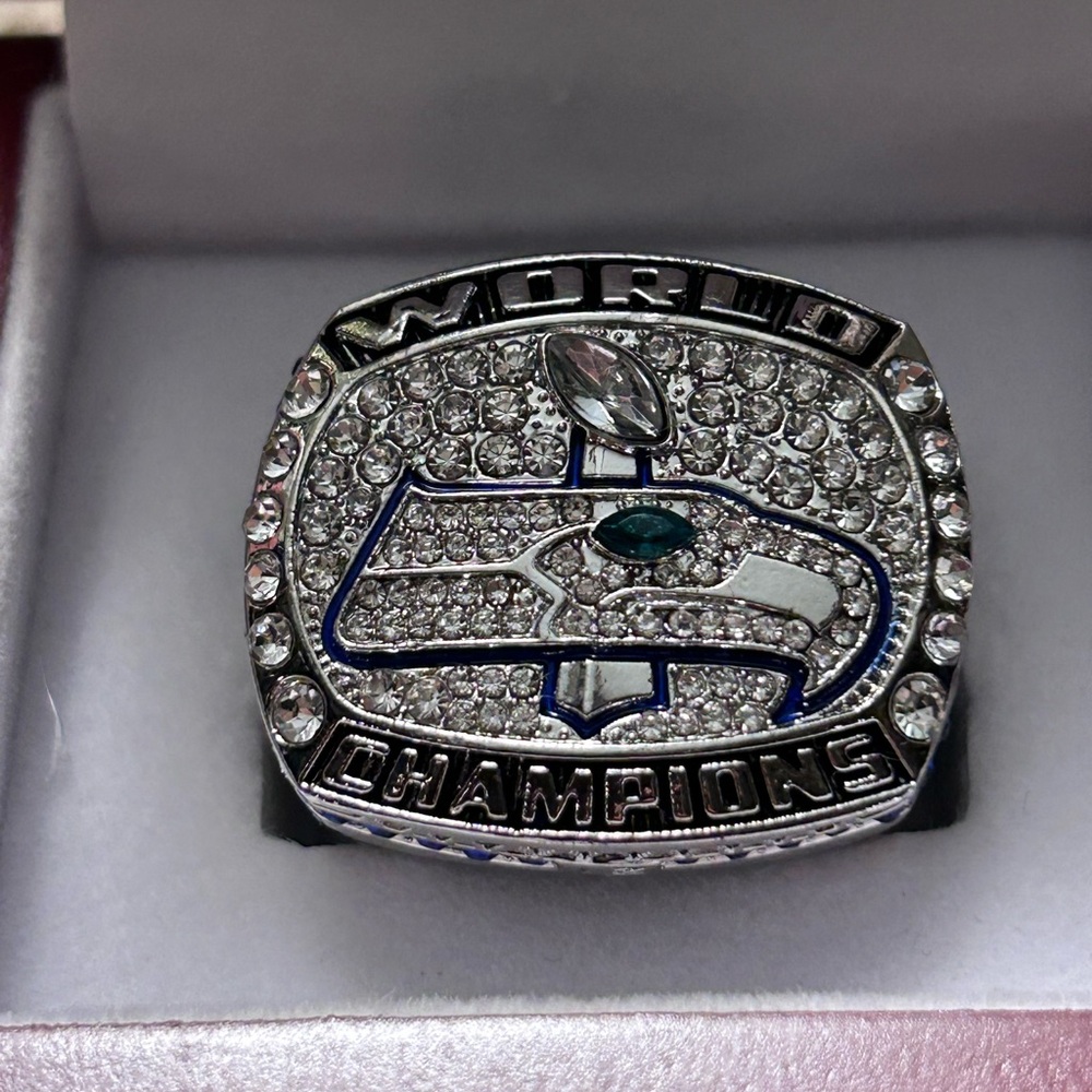 ‼️SOLD‼️ Silver and Blue Fashion Ring. NEW in ring box as pictured.